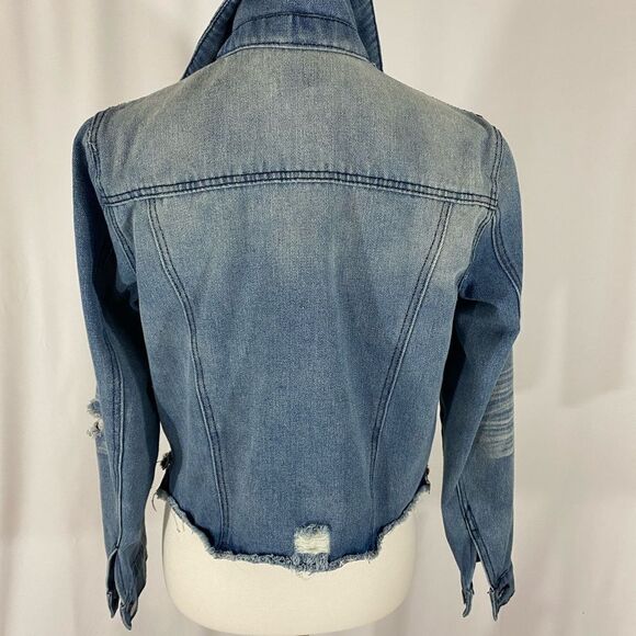 Soho New York & Company Denim Cropped Jacket - Picture 7 of 10